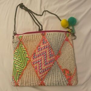 Katydid crossbody beaded bag